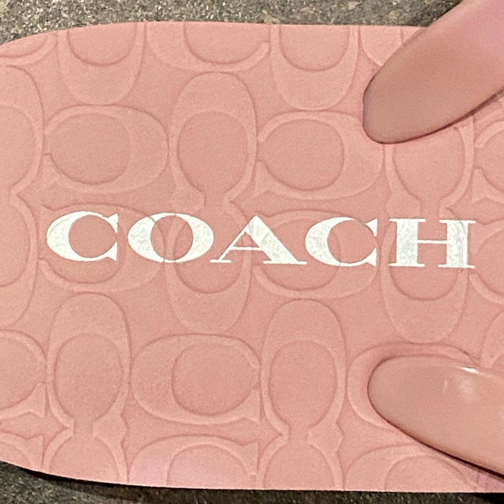 Coach pink flip flops - Picture 8 of 8